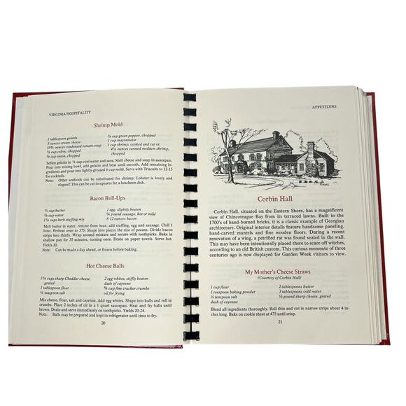 Cookbook Virginia Hospitality The Junior League Of Hampton Roads Recipes Meals - Picture 10 of 14